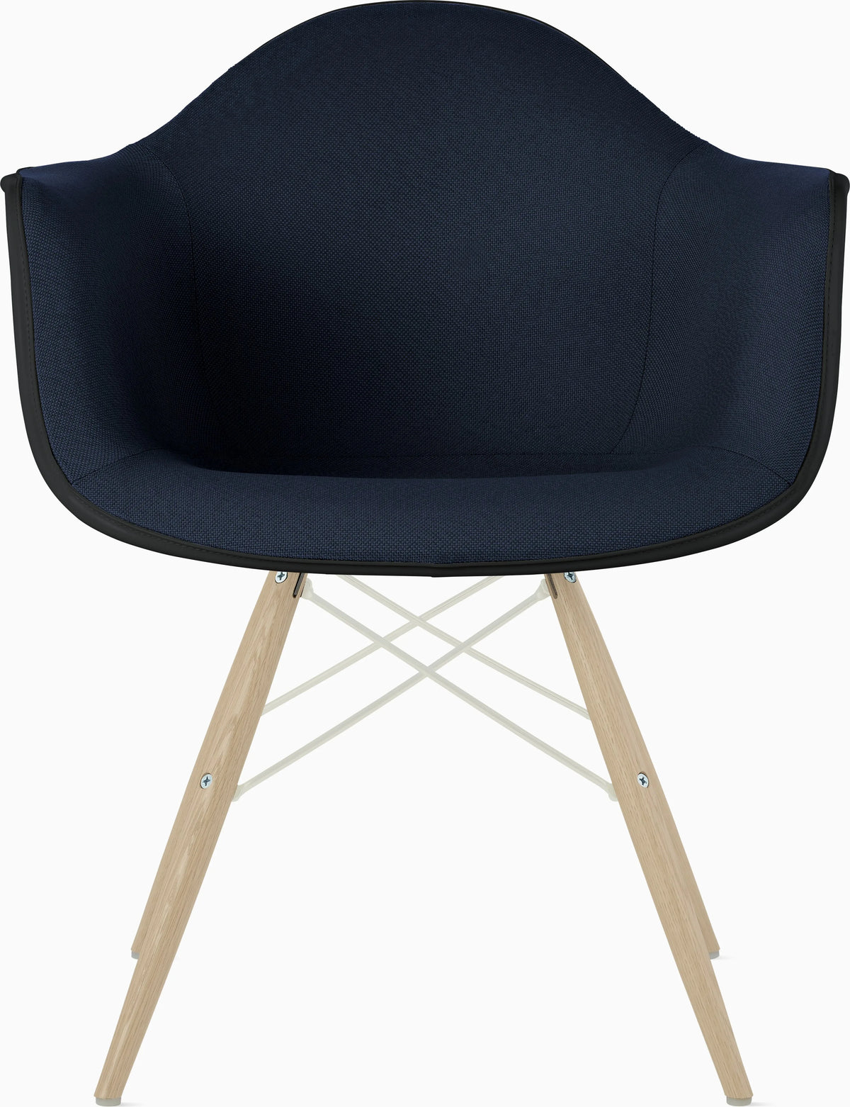 Eames Upholstered Molded Plastic Armchair