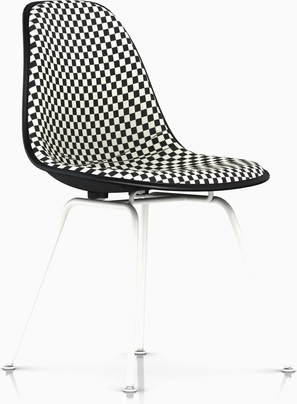 Eames Upholstered Molded Fiberglass Side Chair