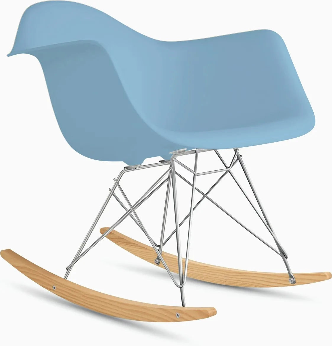 Eames Molded Plastic Armchair, Rocker Base