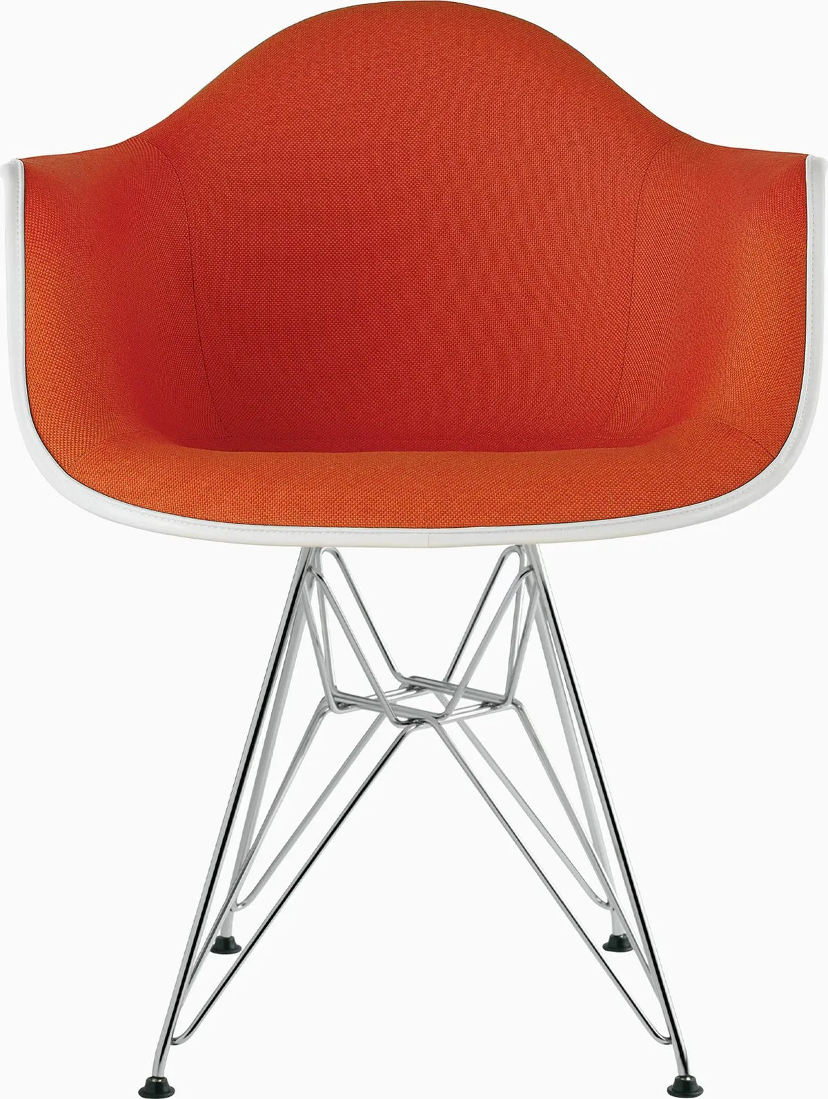 Eames Upholstered Molded Plastic Armchair