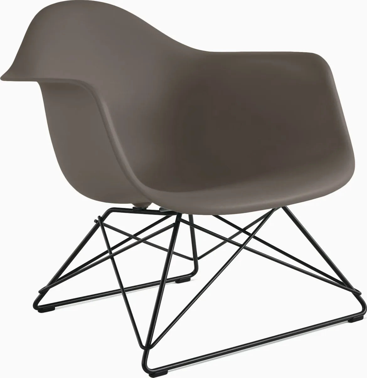 Eames Molded Plastic Low Wire Base Armchair