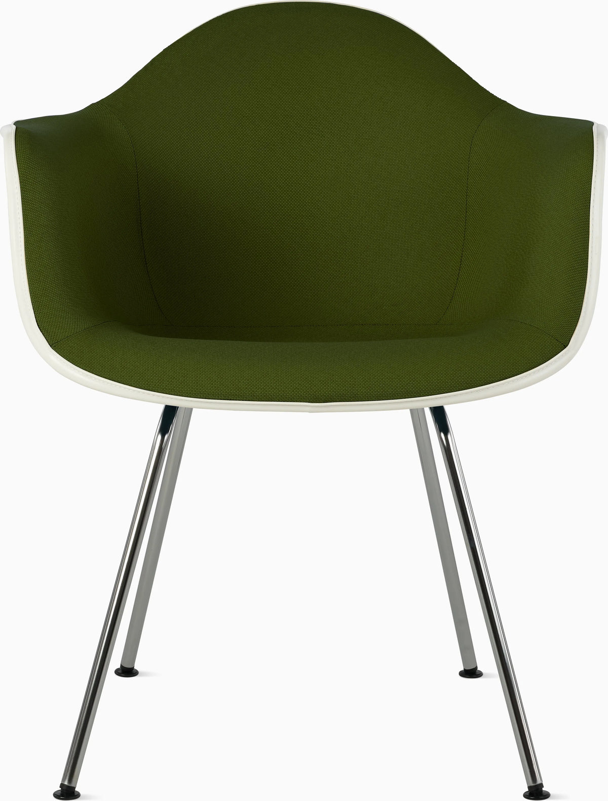 Eames Upholstered Molded Plastic Armchair