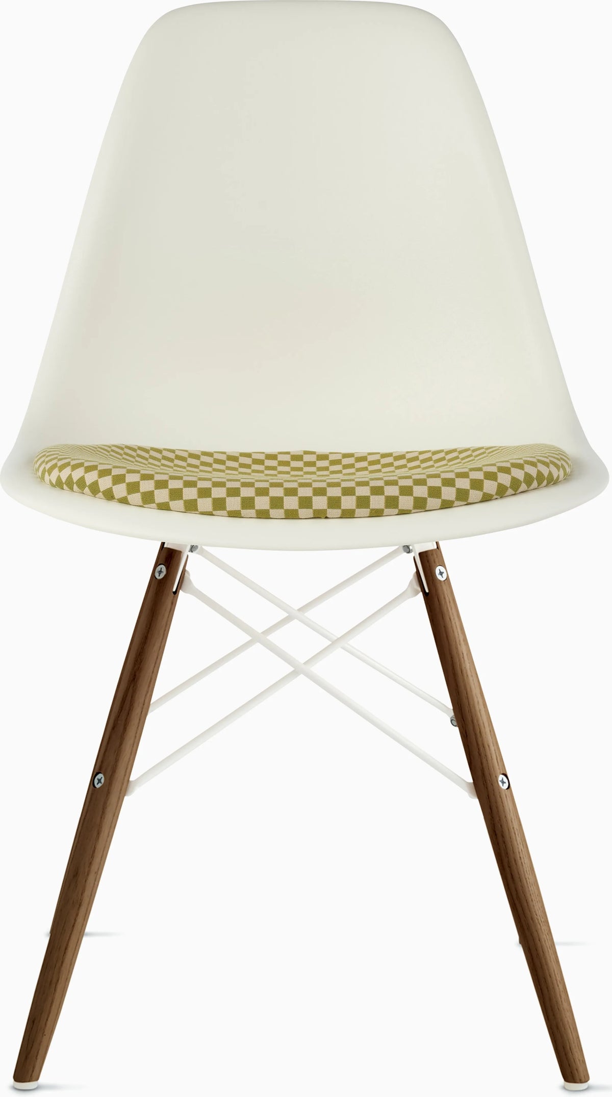 Eames Molded Plastic Side Chair with Seat Pad