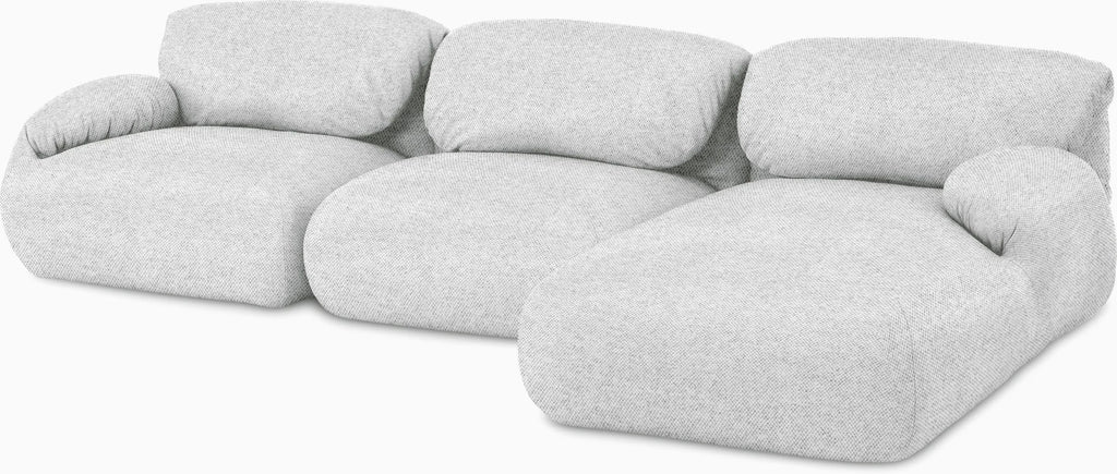 Luva Modular Sectional, Three Seater