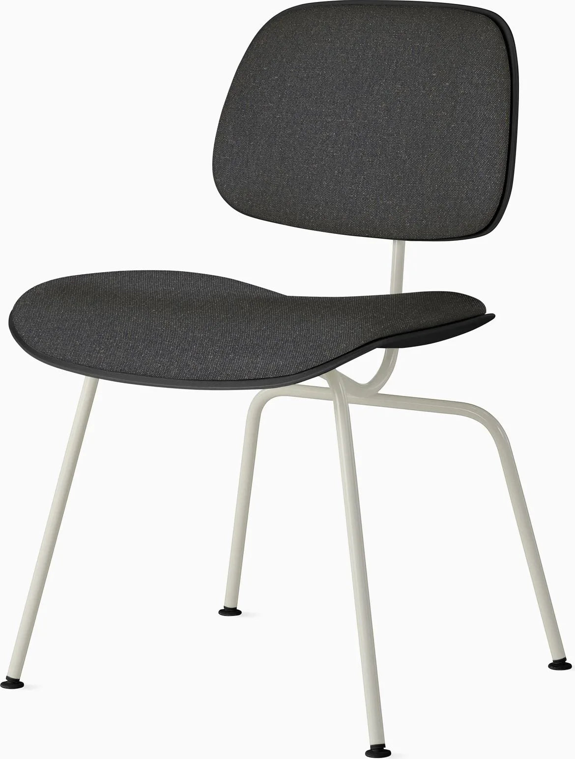 Eames Molded Plastic Dining Chair (EC-127), Upholstered