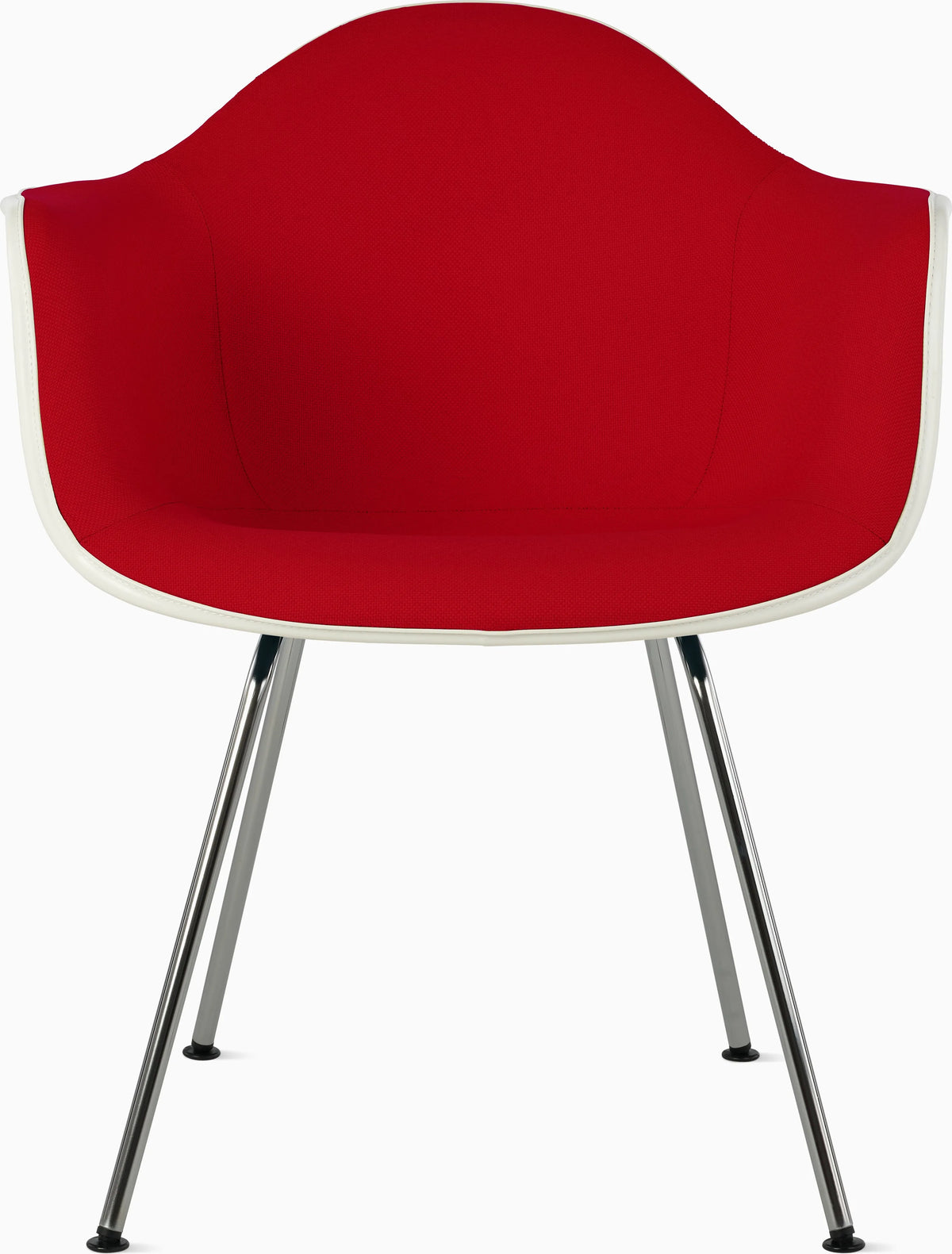 Eames Upholstered Molded Plastic Armchair
