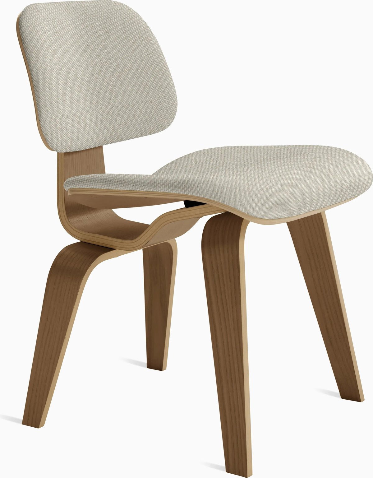 Eames Molded Plywood Dining Chair Wood Base (DCW), Non Upholstered