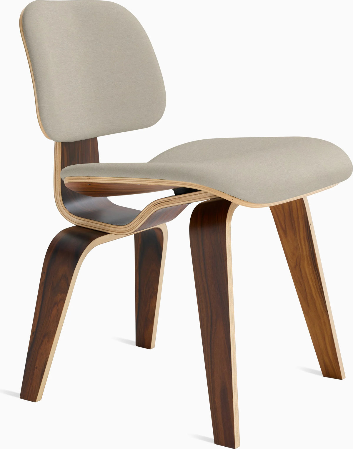 Eames Molded Plywood Dining Chair Wood Base (DCW), Non Upholstered
