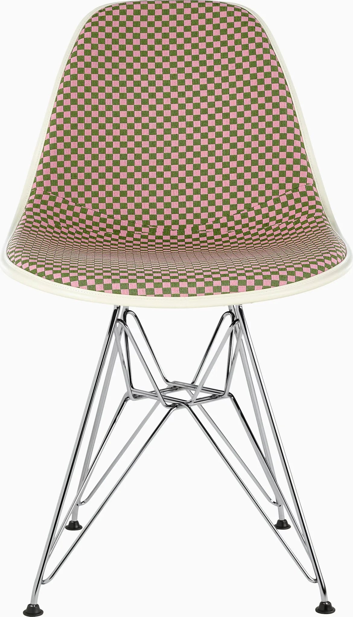 Eames Upholstered Molded Fiberglass Side Chair