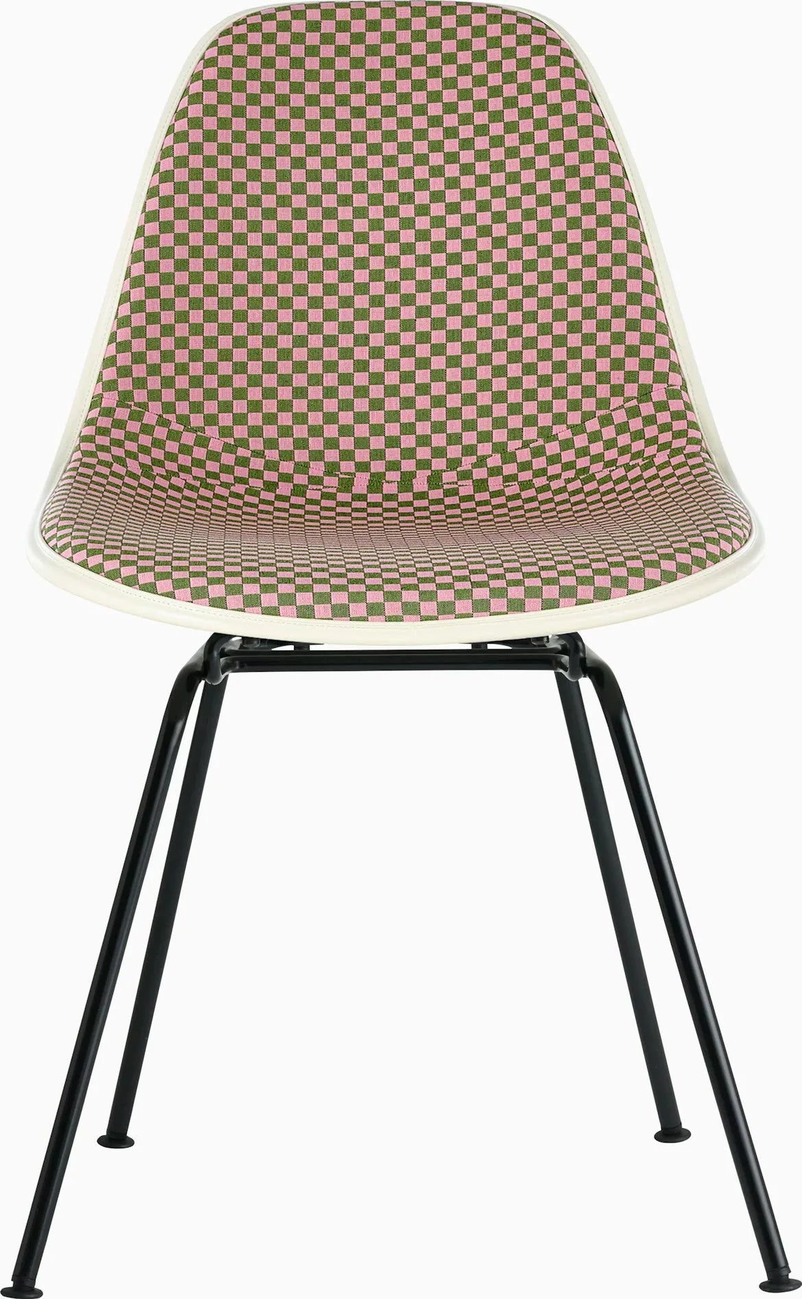 Eames Upholstered Molded Fiberglass Side Chair