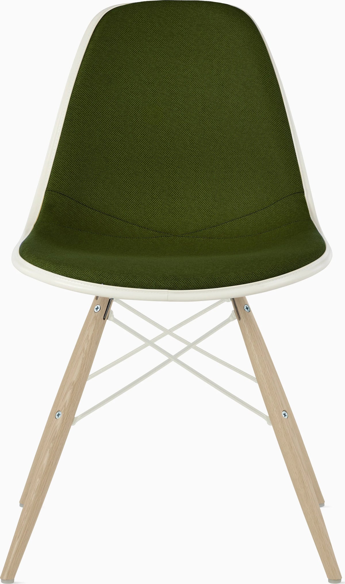 Eames Upholstered Molded Plastic Side Chair