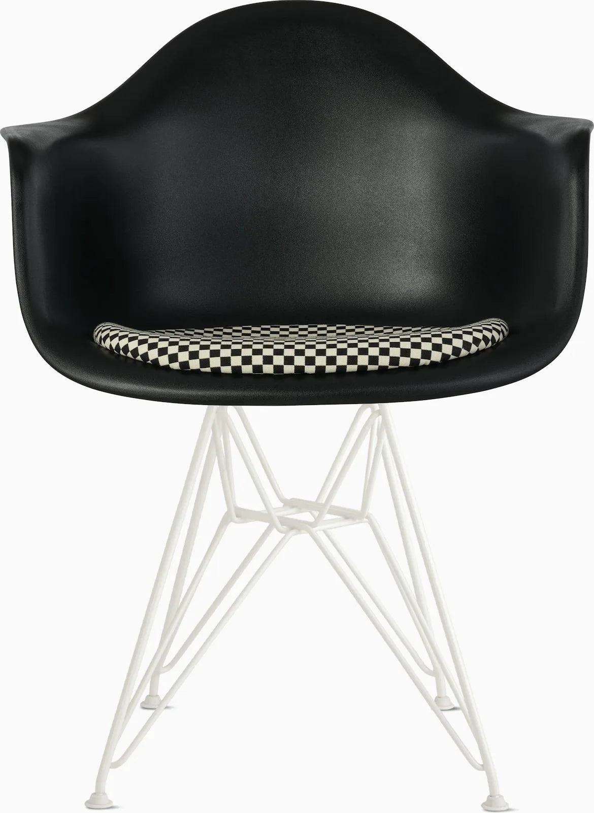 Eames Molded Plastic Armchair with Seat Pad