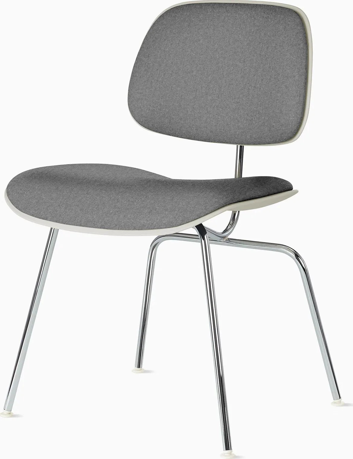 Eames Molded Plastic Dining Chair (EC-127), Upholstered