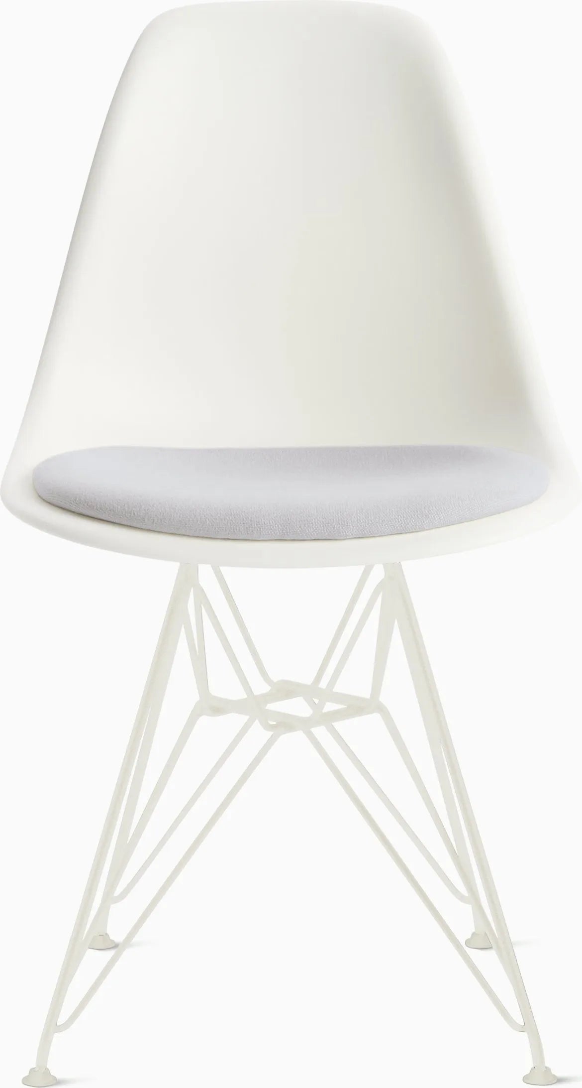 Eames Molded Plastic Side Chair with Seat Pad