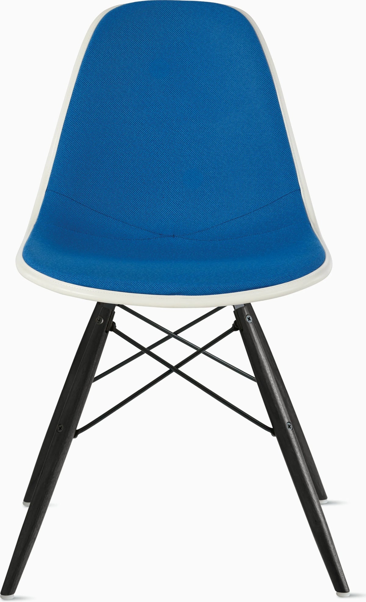 Eames Upholstered Molded Plastic Side Chair