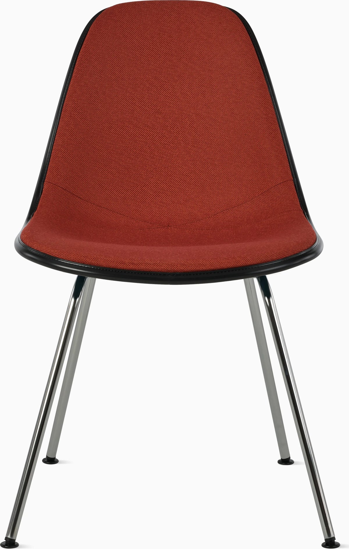 Eames Upholstered Molded Plastic Side Chair