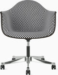 Eames Upholstered Molded Plastic Task Armchair