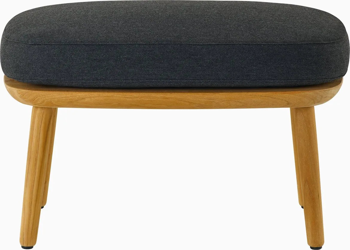 Crosshatch Outdoor Ottoman