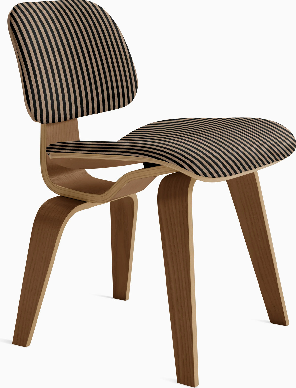 Eames Molded Plywood Dining Chair Wood Base (DCW), Non Upholstered