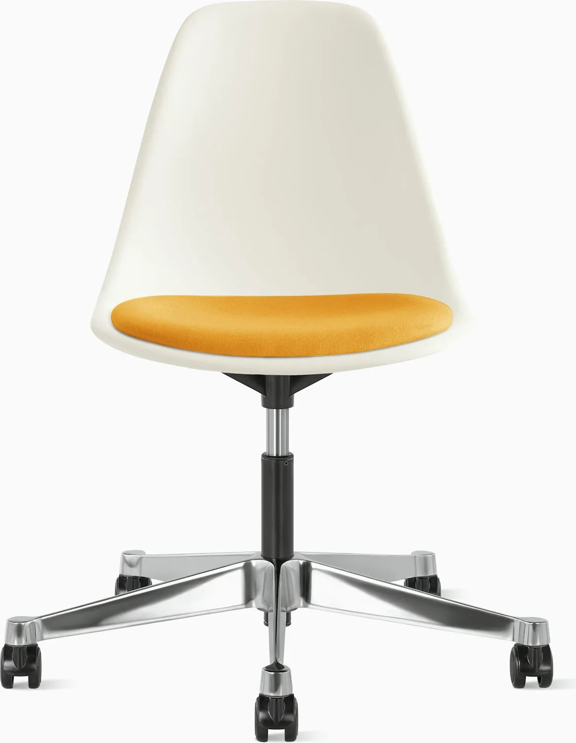 Eames Molded Plastic Task Side Chair with Seatpad
