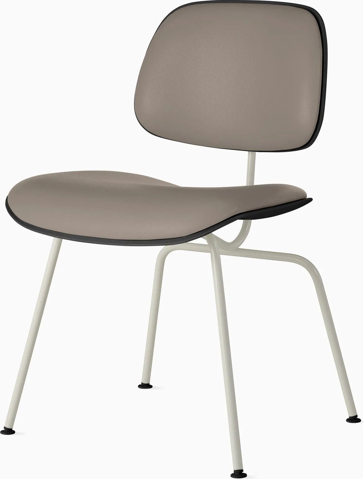 Eames Molded Plastic Dining Chair (EC-127), Upholstered