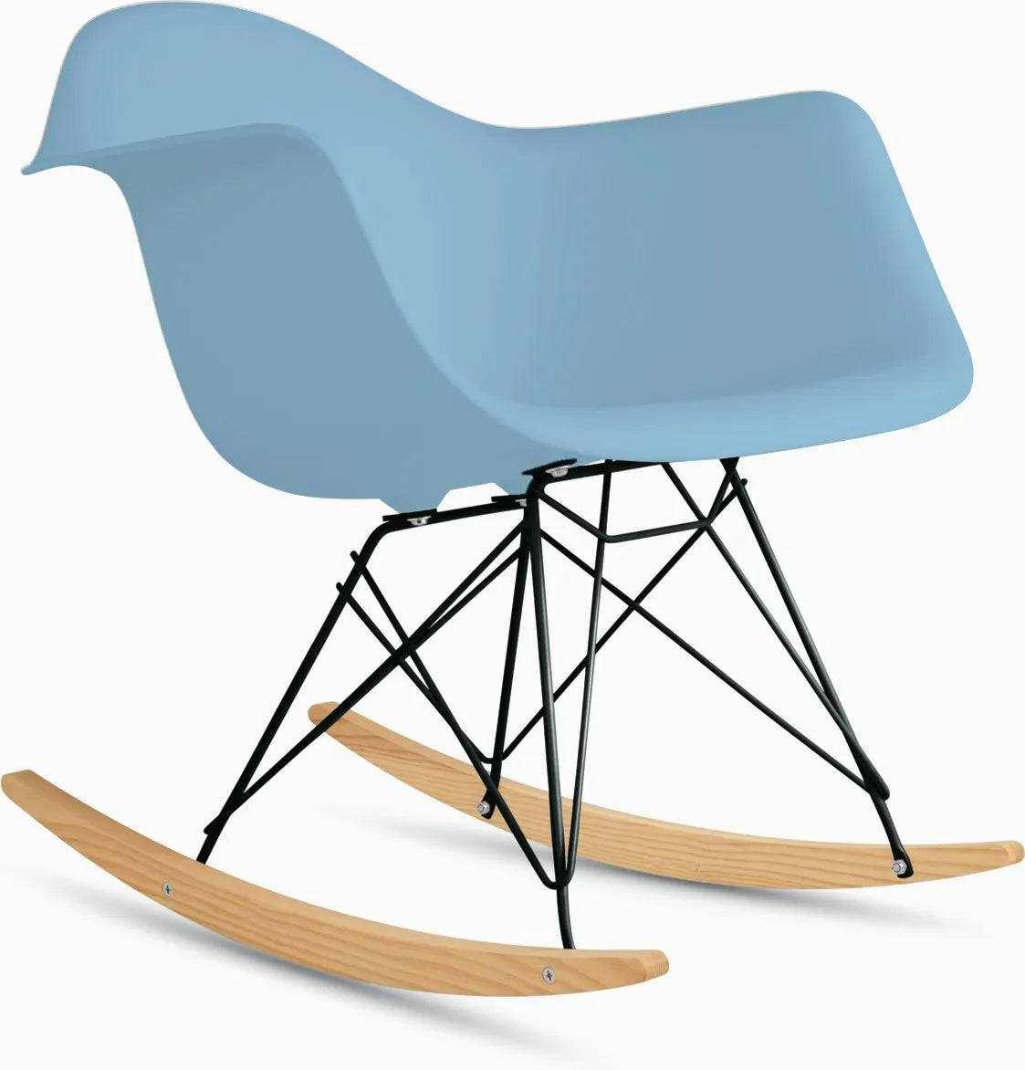 Eames Molded Plastic Armchair, Rocker Base