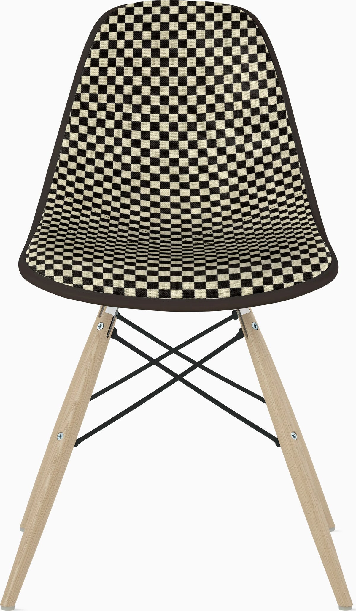 Eames Upholstered Molded Plastic Side Chair