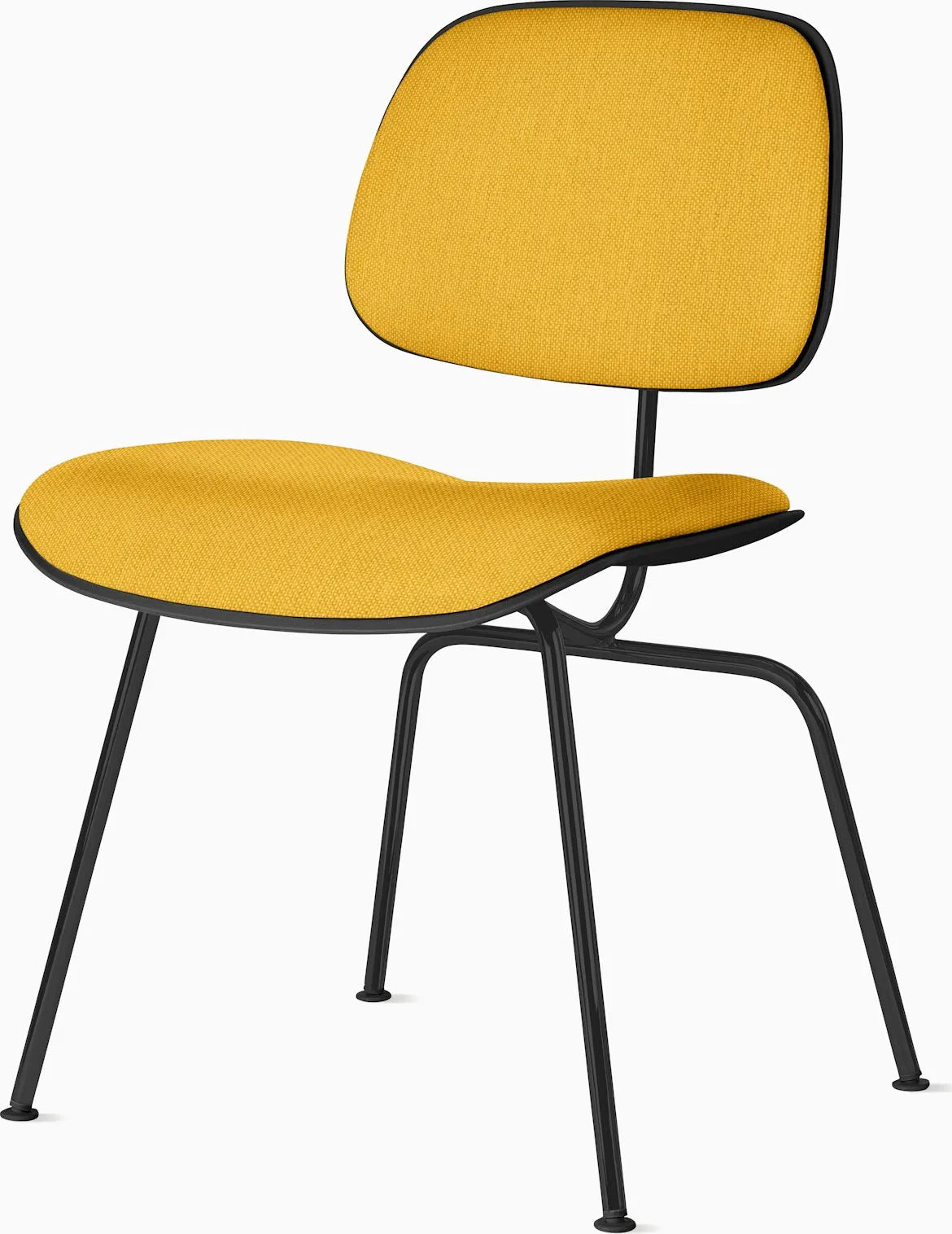 Eames Molded Plastic Dining Chair (EC-127), Upholstered