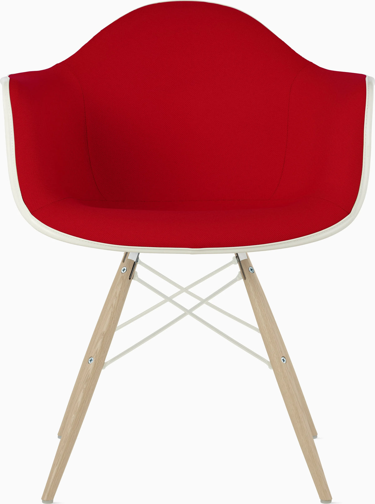 Eames Upholstered Molded Plastic Armchair
