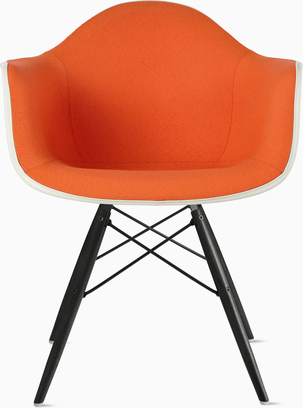 Eames Upholstered Molded Plastic Armchair