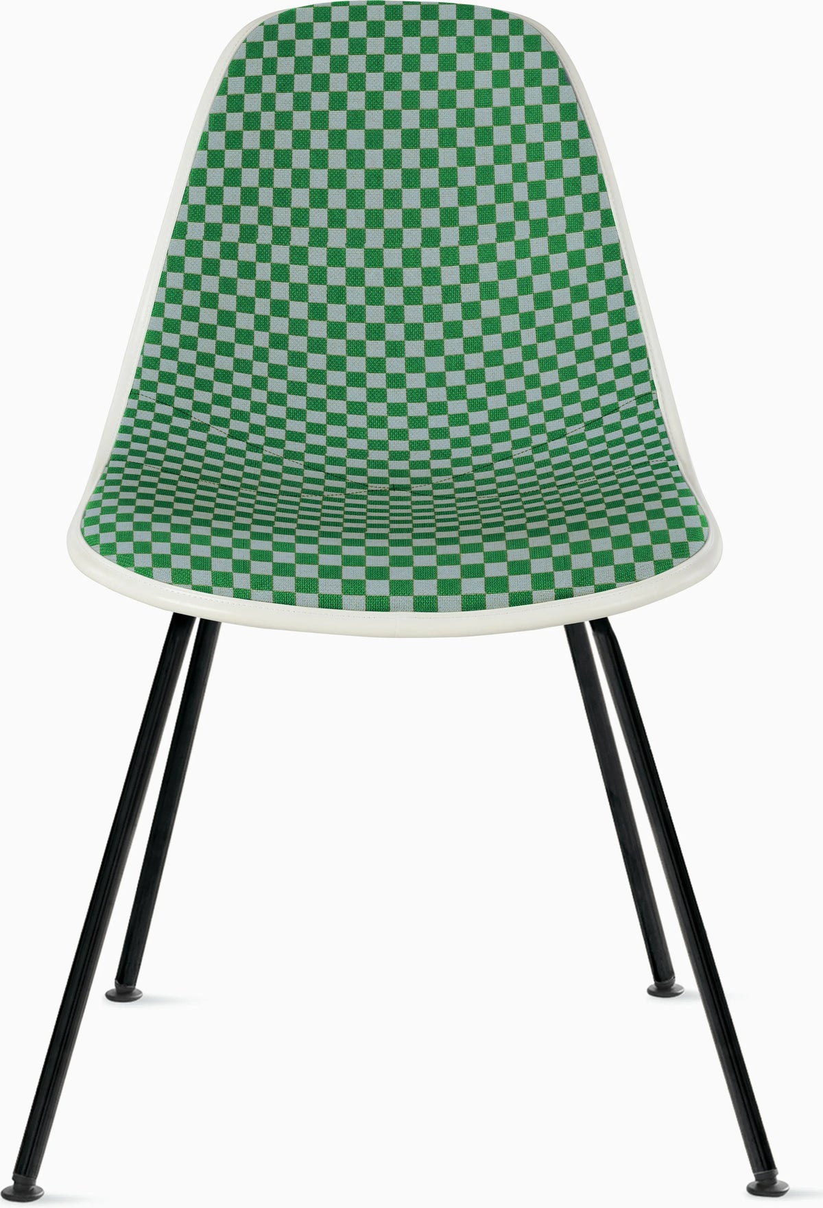 Eames Upholstered Molded Plastic Side Chair