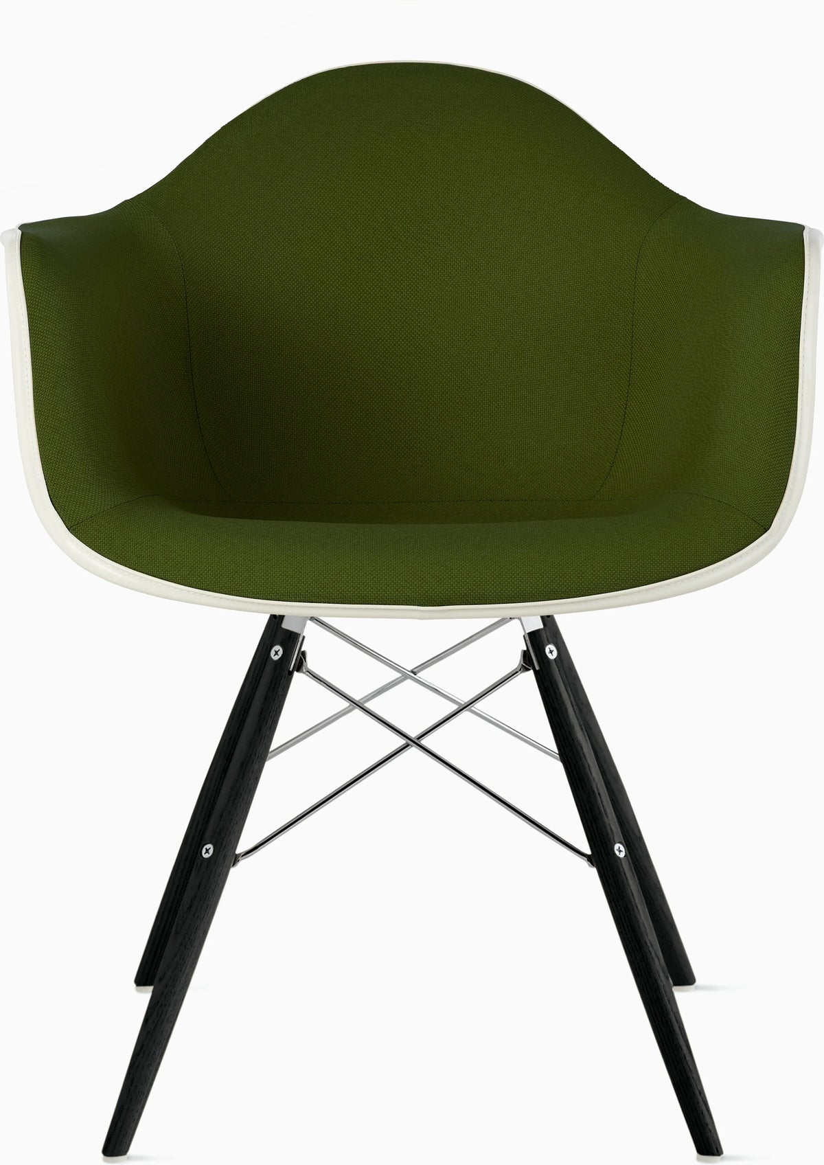 Eames Upholstered Molded Plastic Armchair