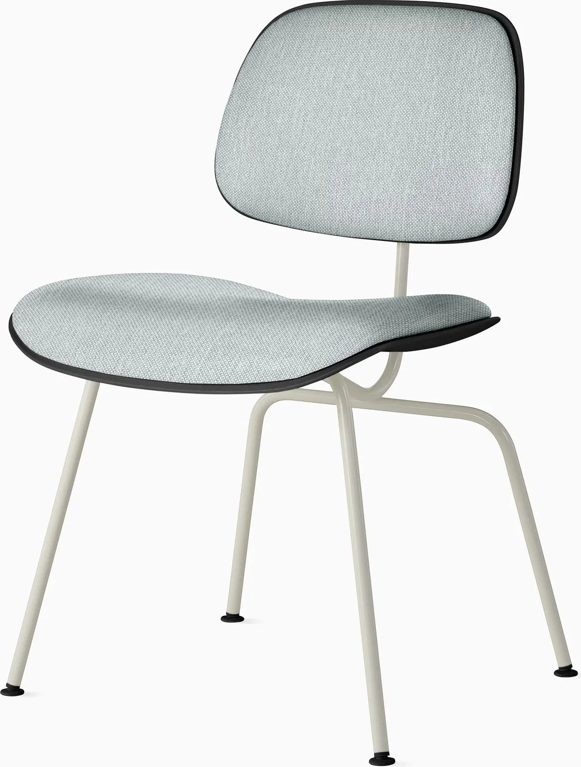 Eames Molded Plastic Dining Chair (EC-127), Upholstered