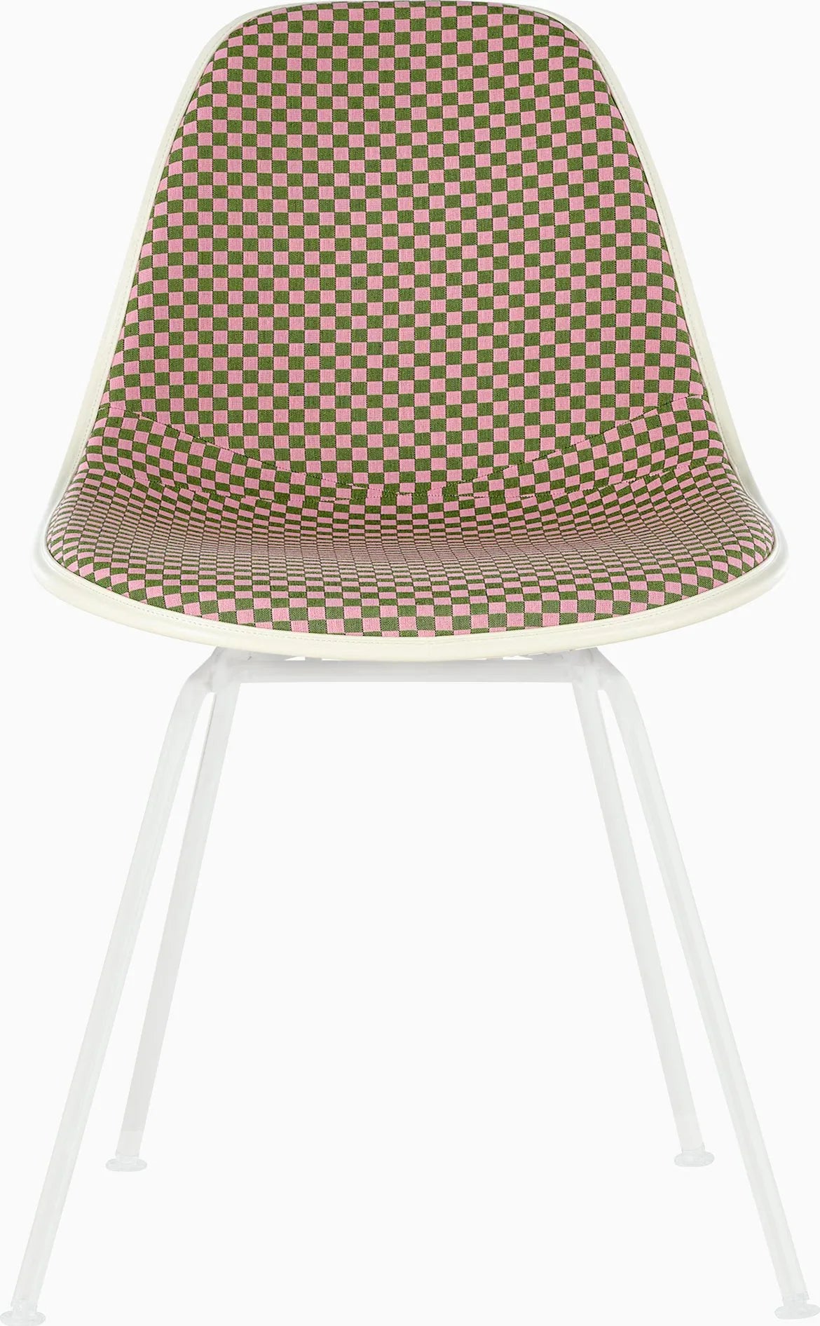 Eames Upholstered Molded Fiberglass Side Chair