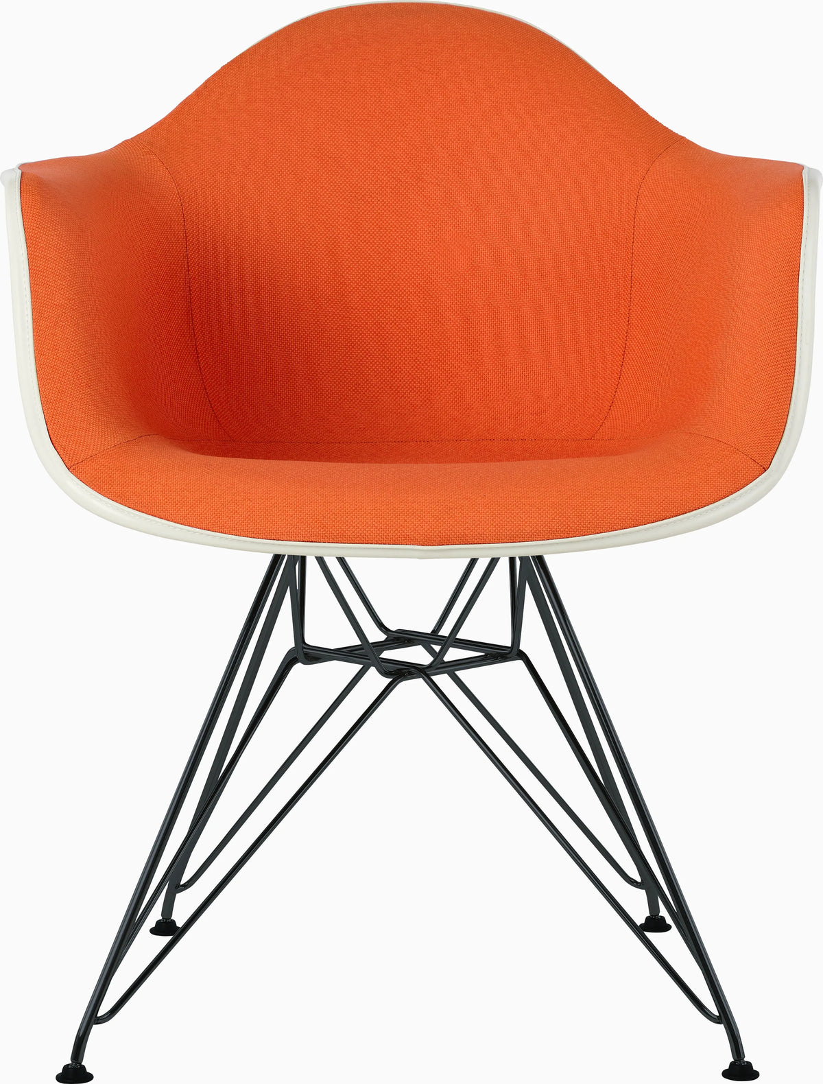 Eames Upholstered Molded Plastic Armchair