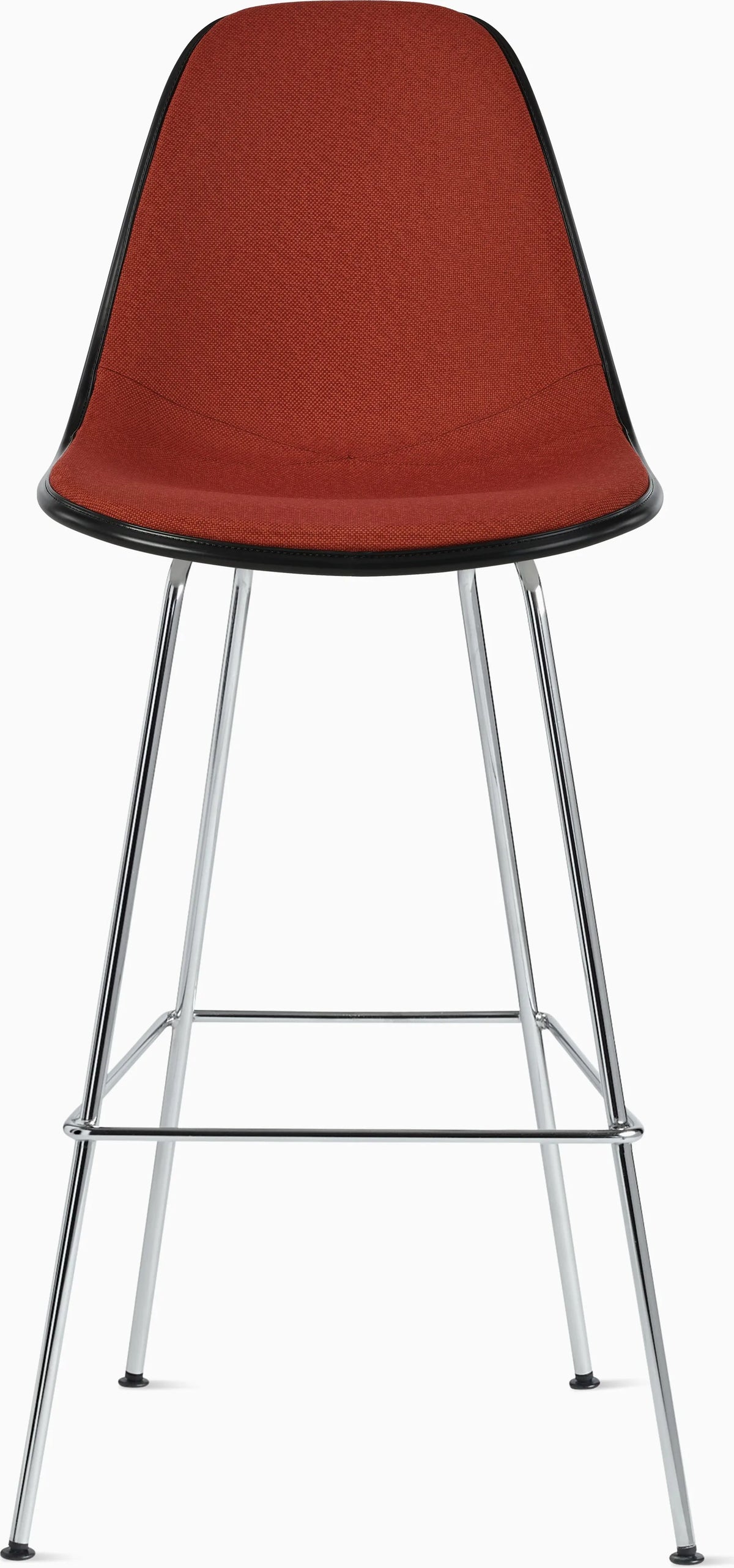 Eames Upholstered Molded Plastic Stool