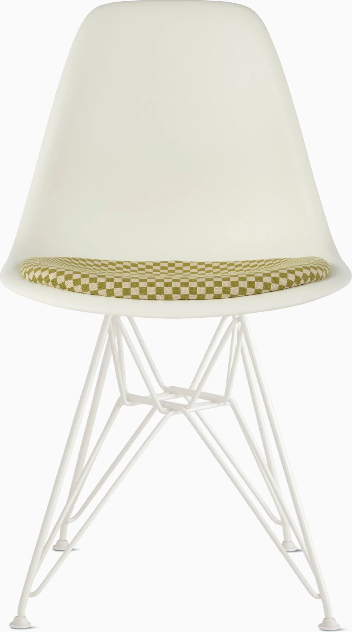 Eames Molded Plastic Side Chair with Seat Pad