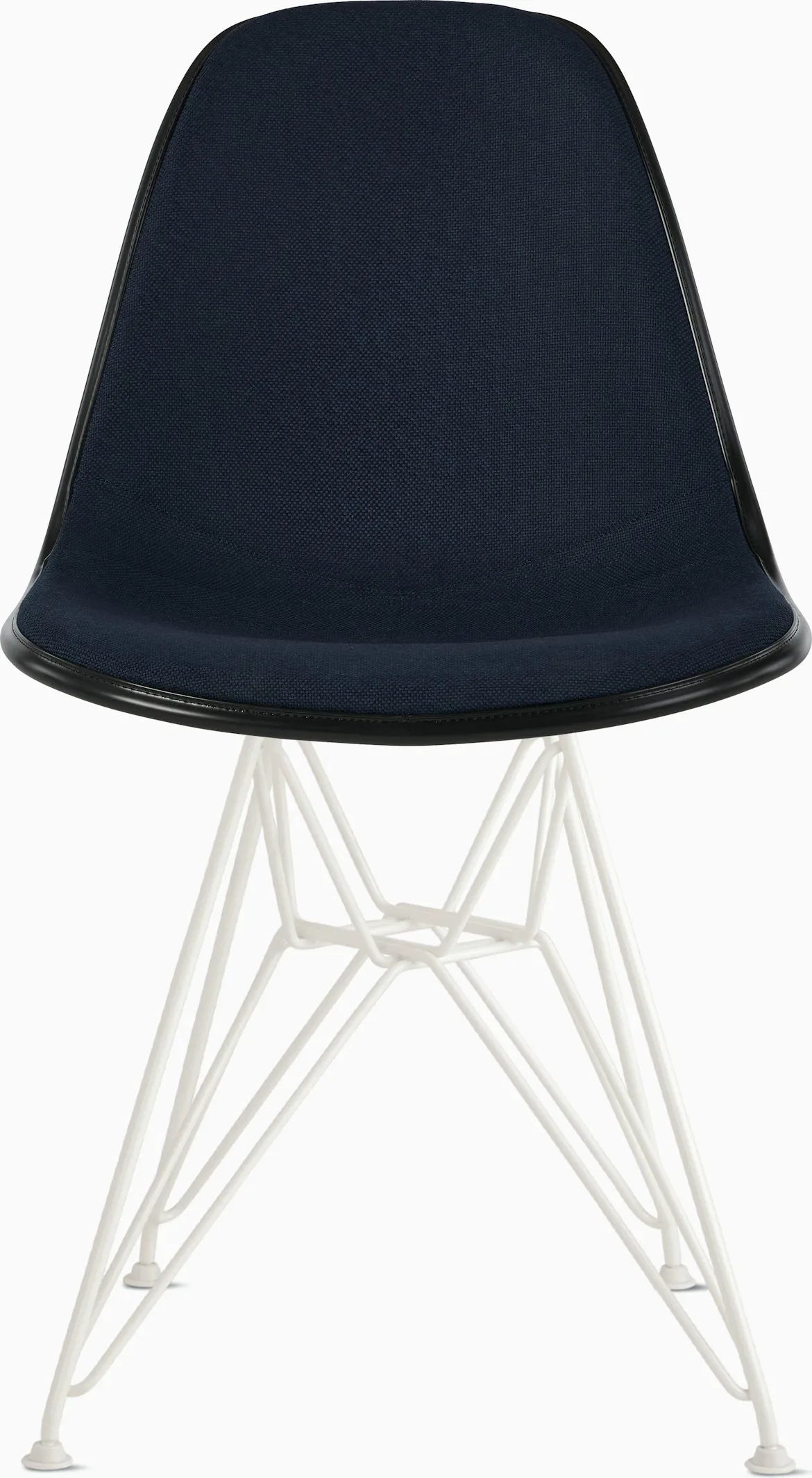 Eames Upholstered Molded Plastic Side Chair