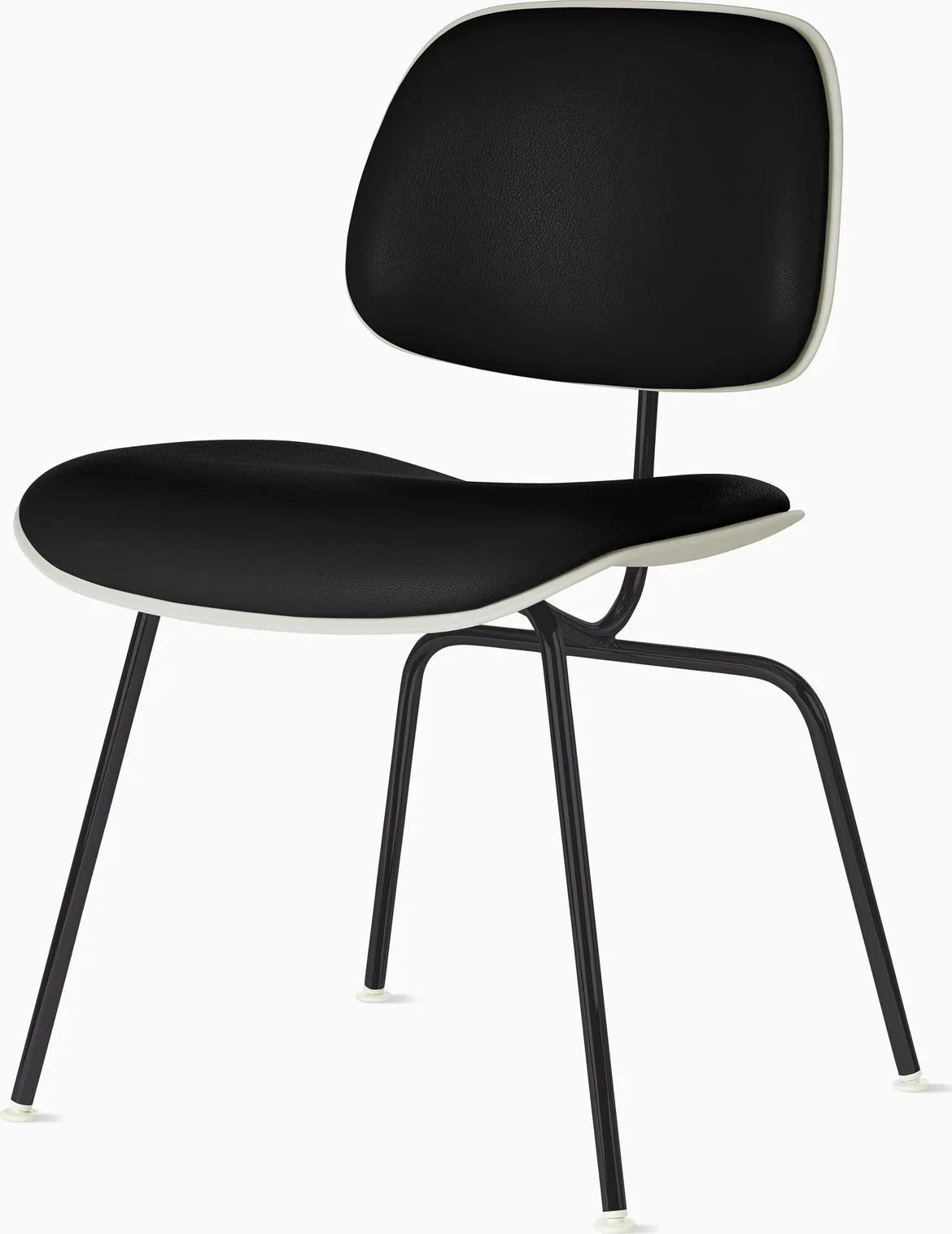 Eames Molded Plastic Dining Chair (EC-127), Upholstered