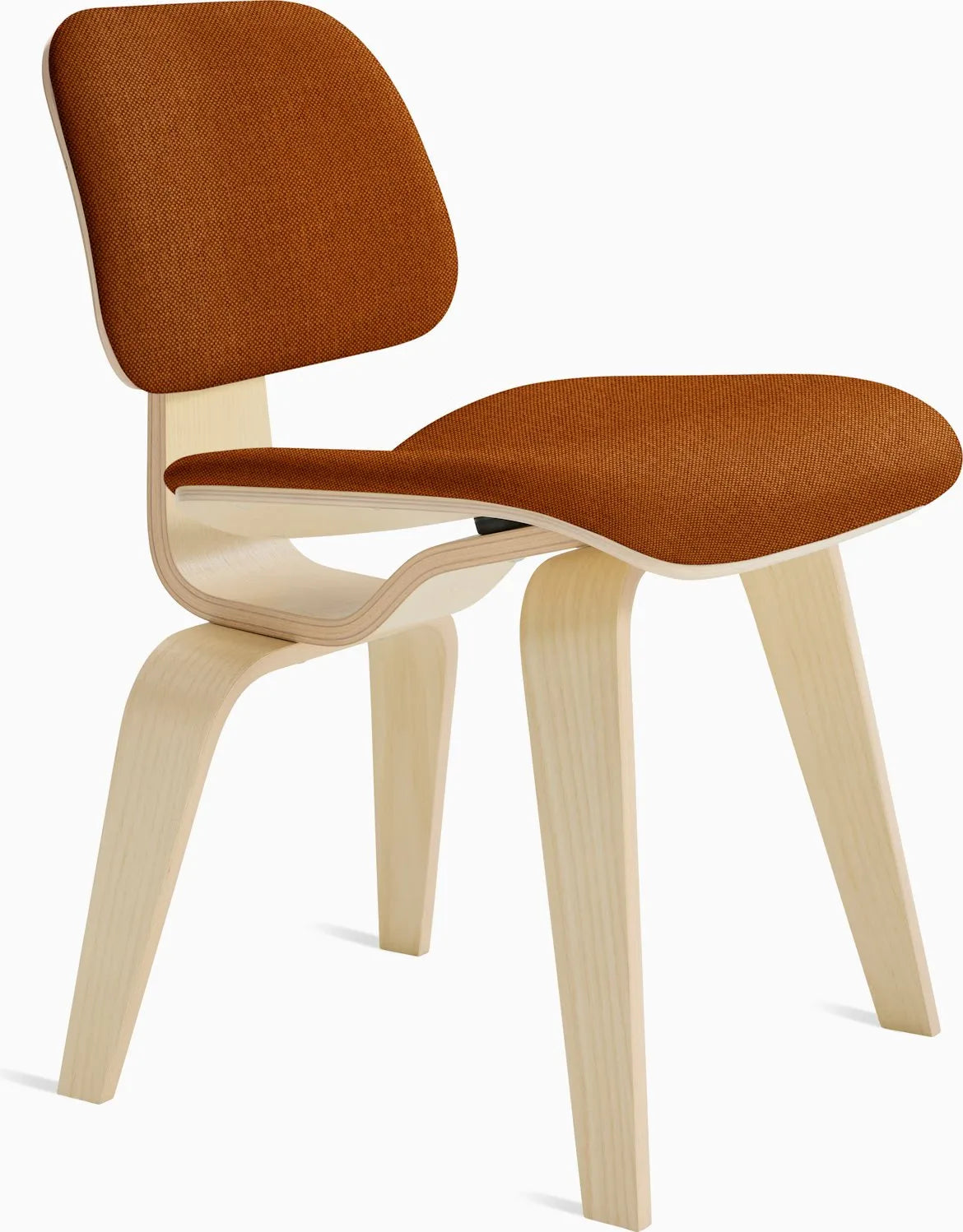 Eames Molded Plywood Dining Chair Wood Base (DCW), Non Upholstered