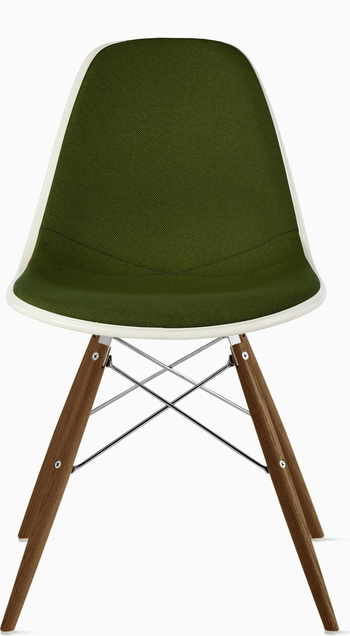 Eames Upholstered Molded Plastic Side Chair