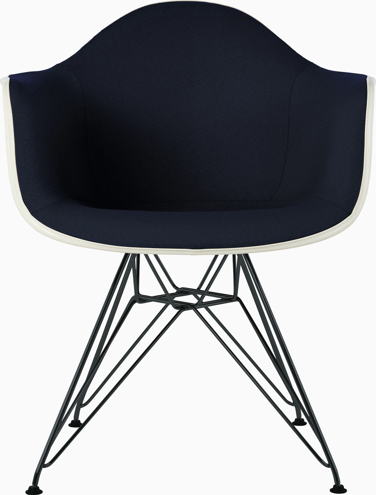 Eames Upholstered Molded Plastic Armchair