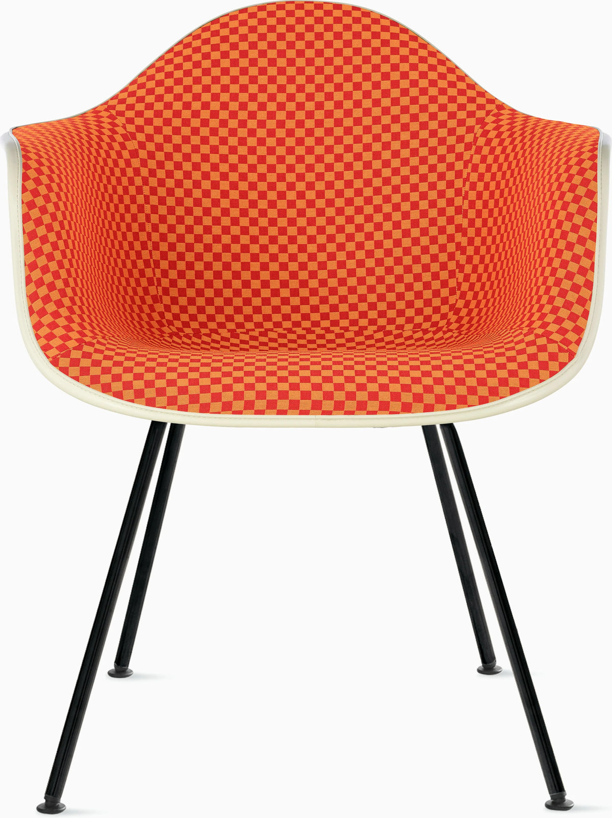 Eames Upholstered Molded Plastic Armchair