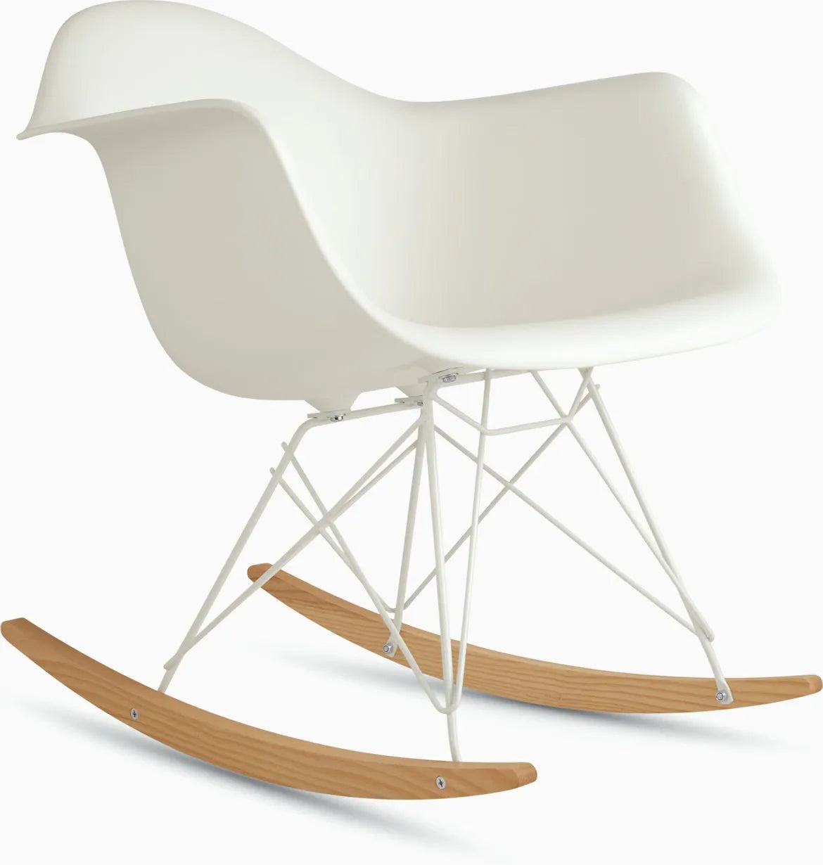 Eames Molded Plastic Armchair, Rocker Base