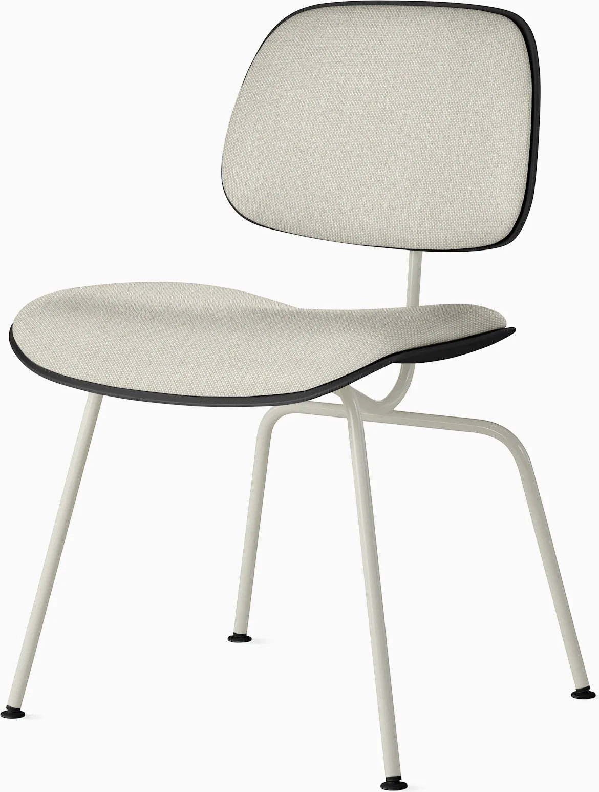 Eames Molded Plastic Dining Chair (EC-127), Upholstered