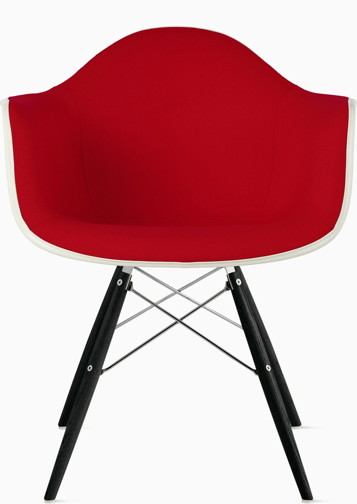 Eames Upholstered Molded Plastic Armchair