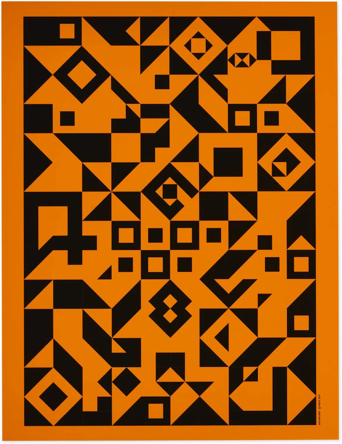 Girard Geometric D, Unframed