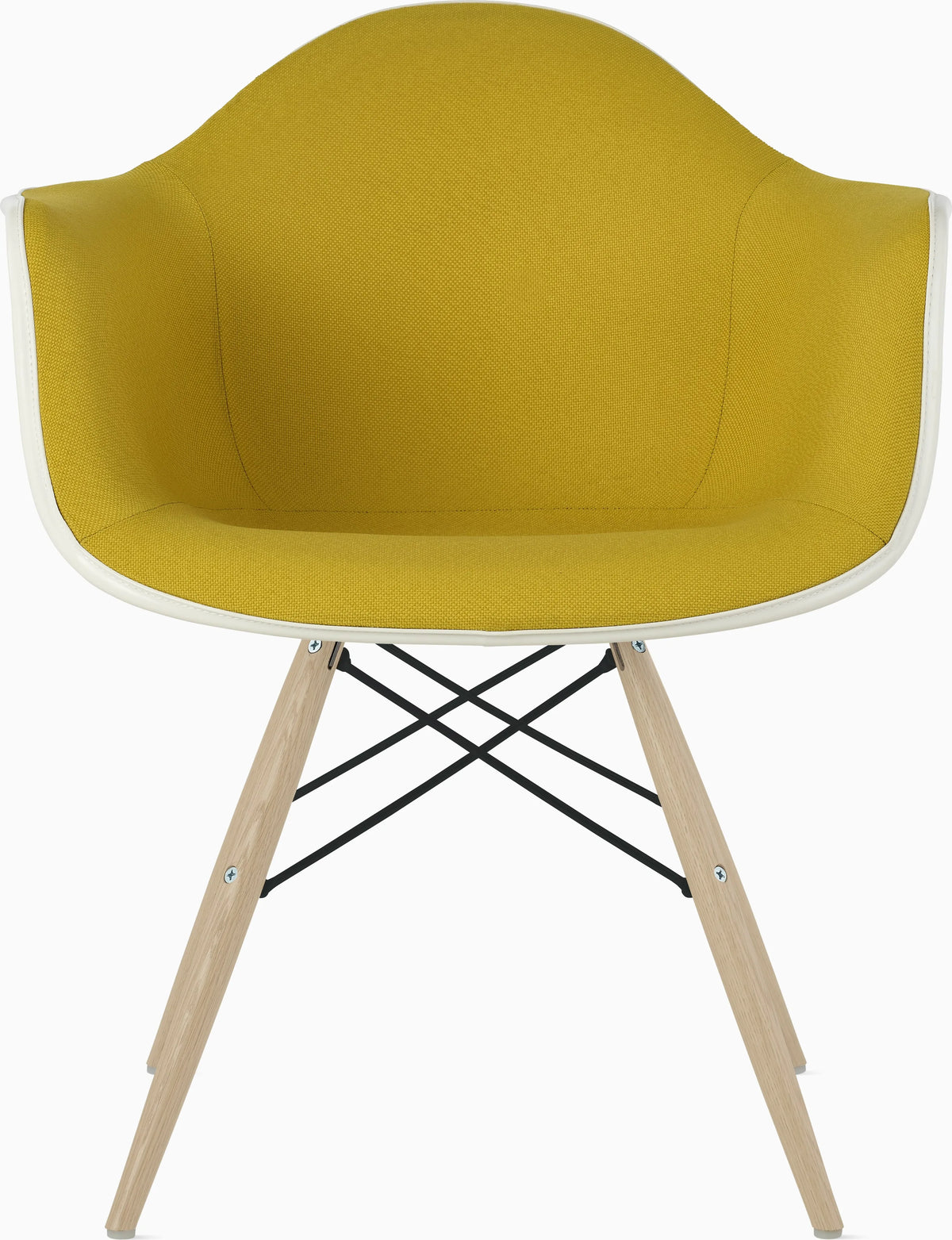 Eames Upholstered Molded Plastic Armchair