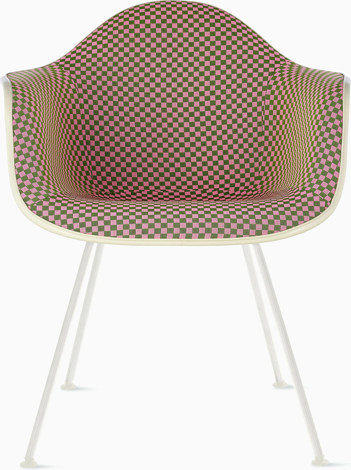 Eames Upholstered Molded Plastic Armchair
