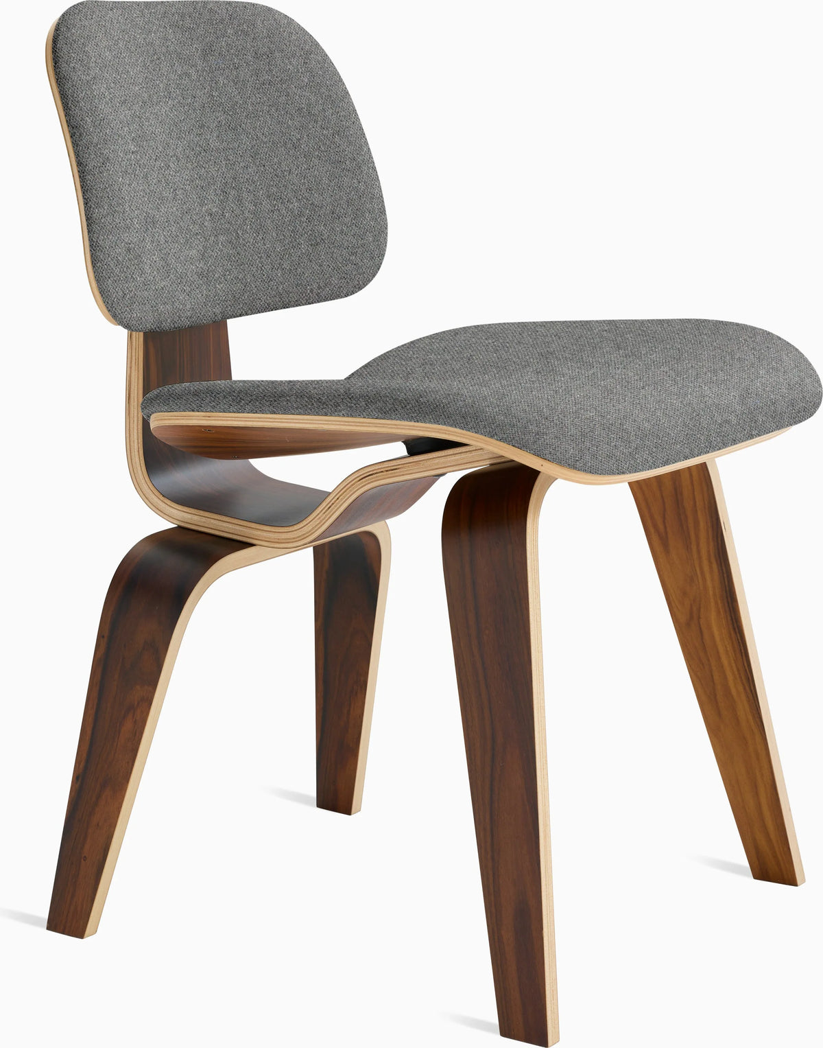 Eames Molded Plywood Dining Chair Wood Base (DCW), Non Upholstered